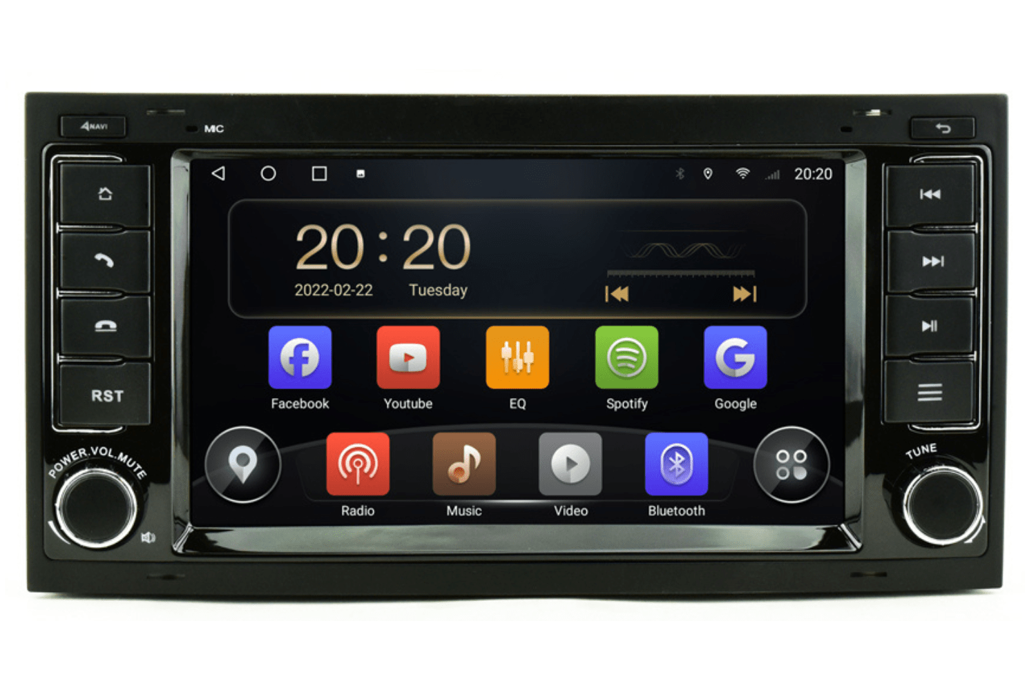 Avtoradio Android VW MultivanTouareg 7˝ 4GB T72-min