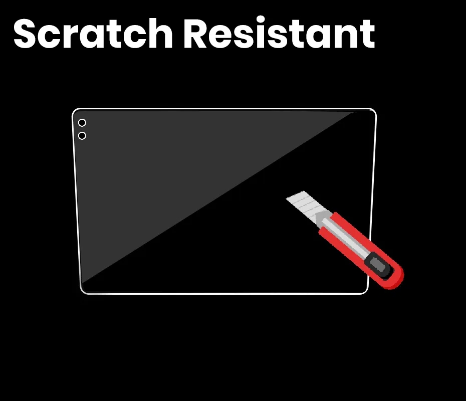 Zaščitno steklo za avtoradio zaslon praska