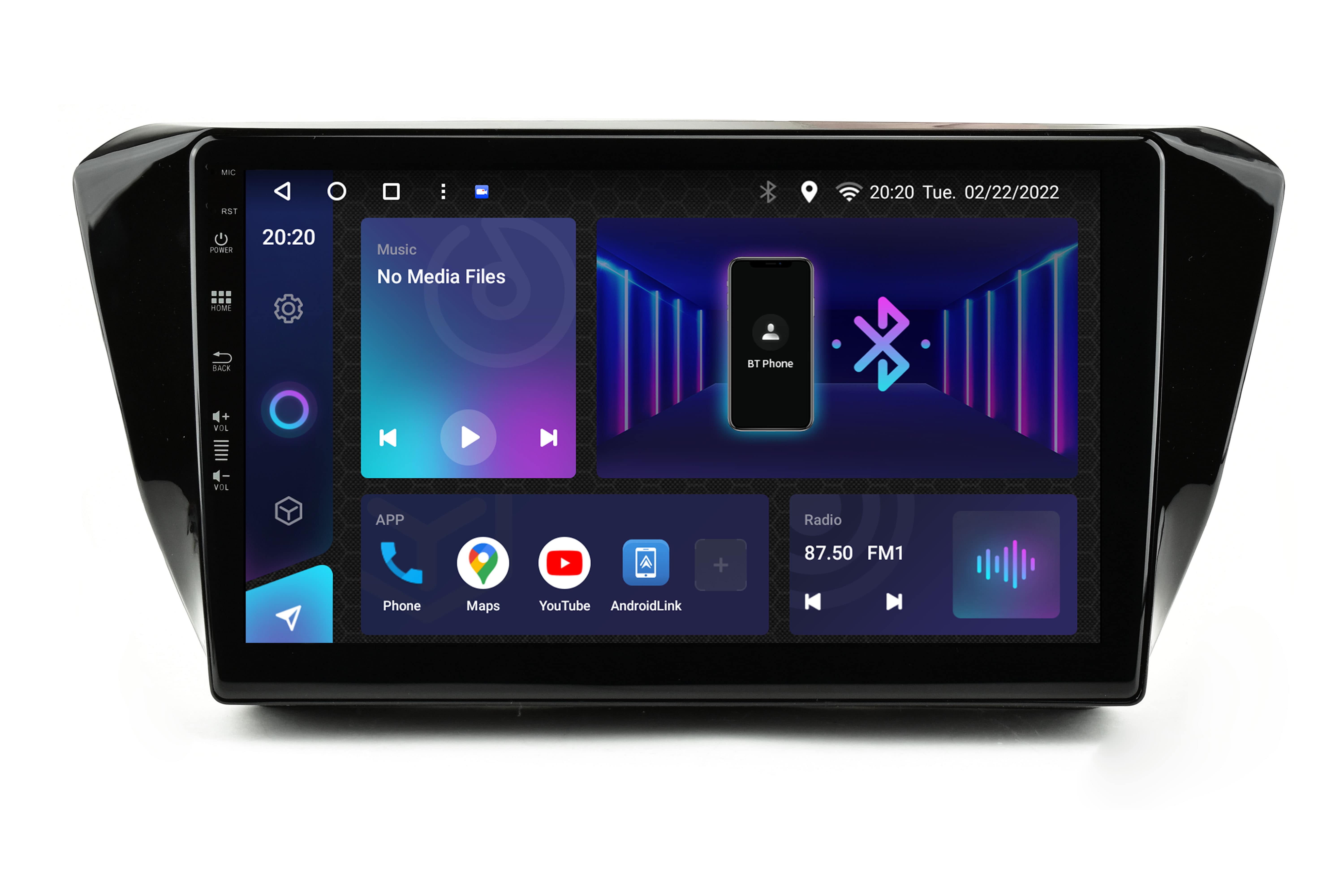 Avtoradio android tipske oblike za Škoda Superb MK3