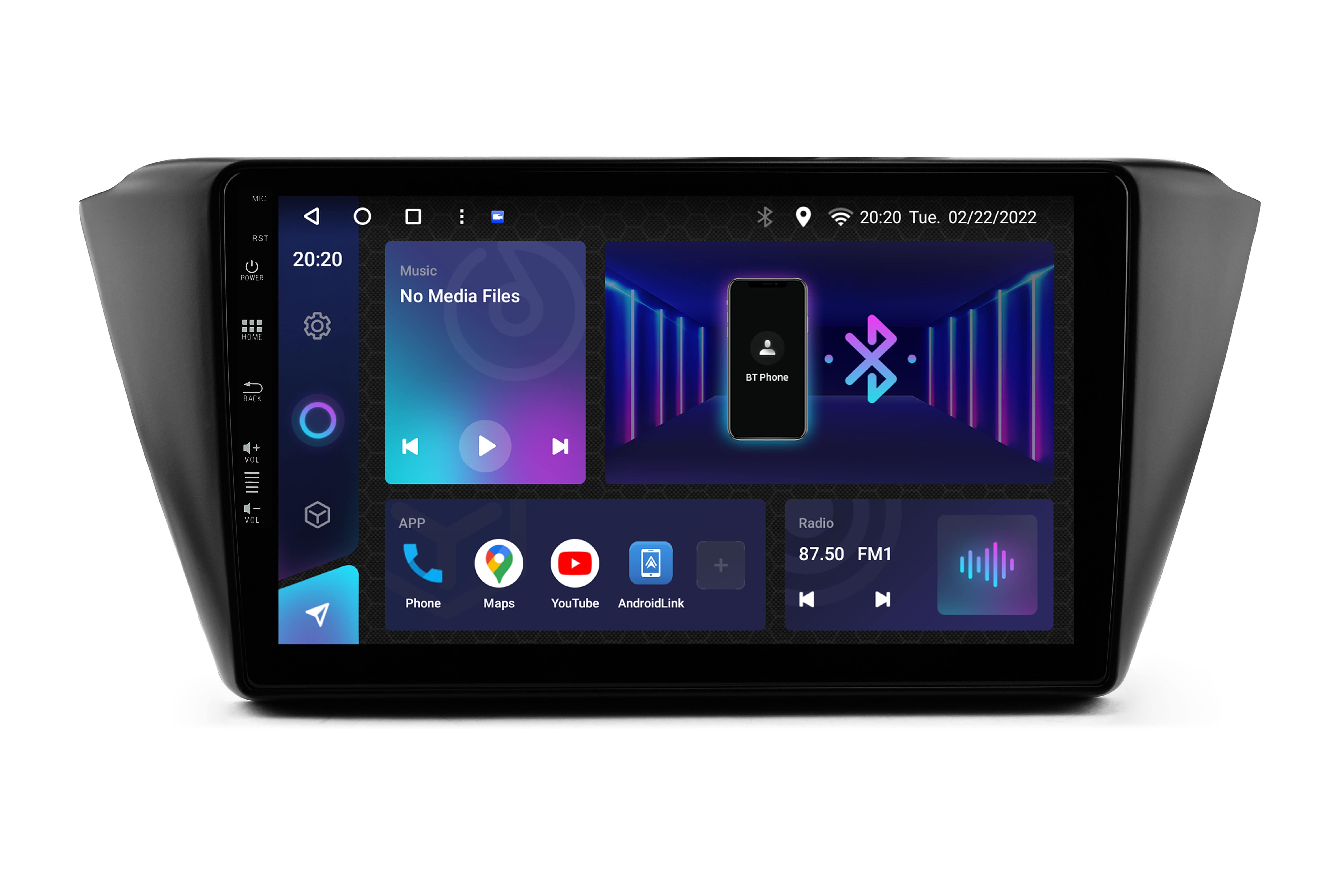 Radio Tomba Škoda Fabia MK3 Avtoradio android tipske oblike za Škoda Fabia MK3