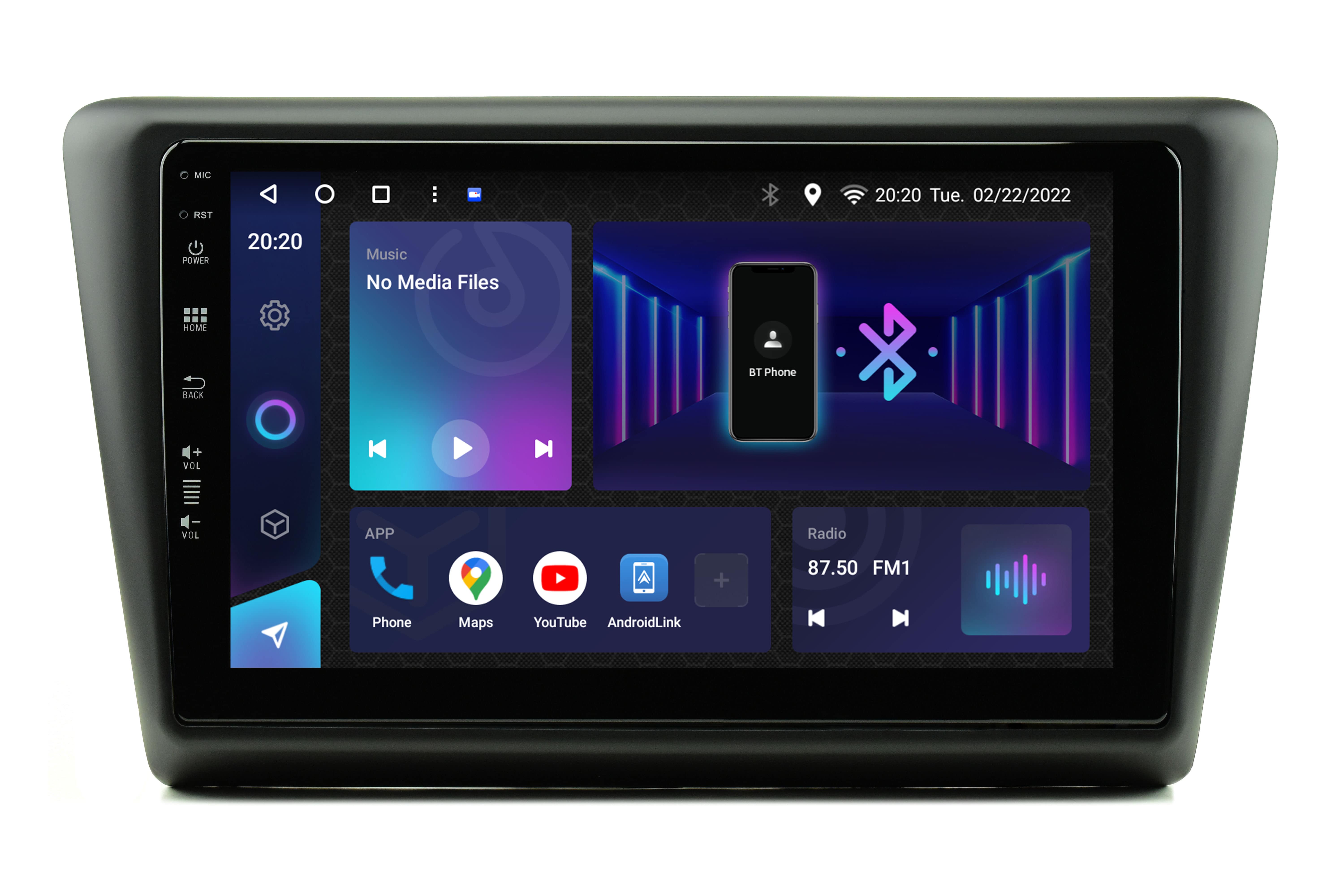 Radio Tomba Škoda Rapid Avtoradio android tipske oblike za Škoda Rapid