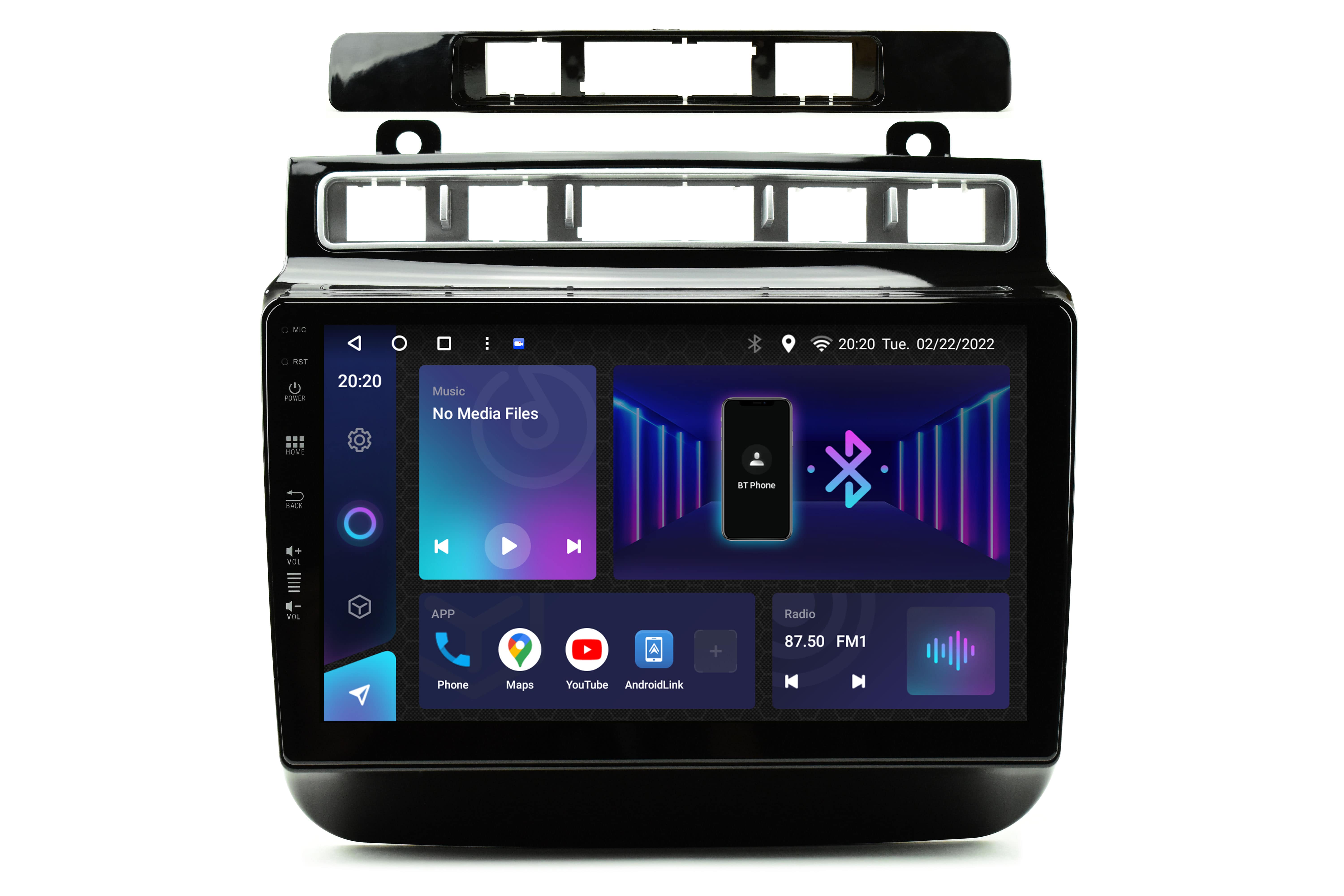 Avtoradio android tipske oblike za VW Touareg MK2