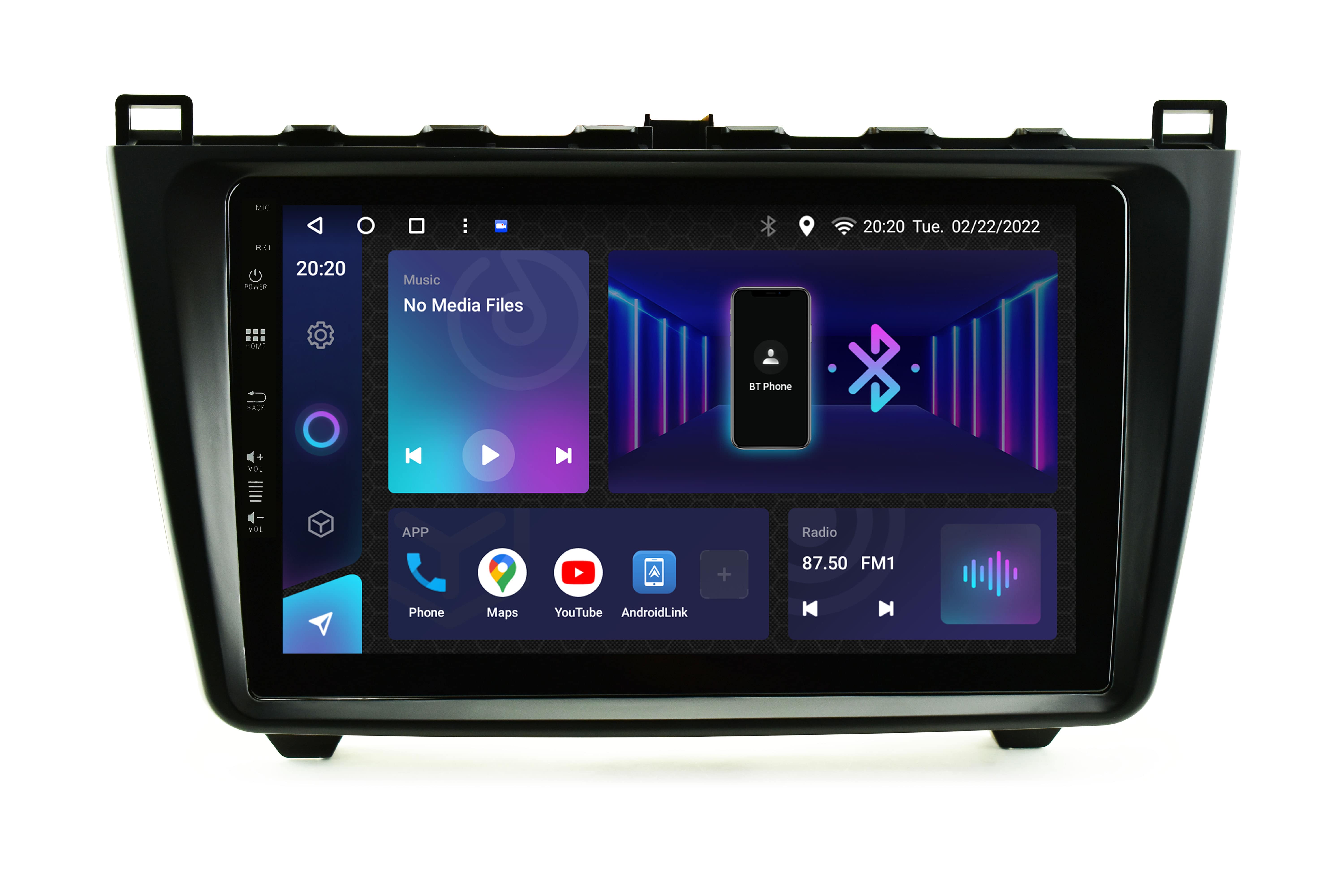 Avtoradio android tipske oblike za Mazda 6 MK2