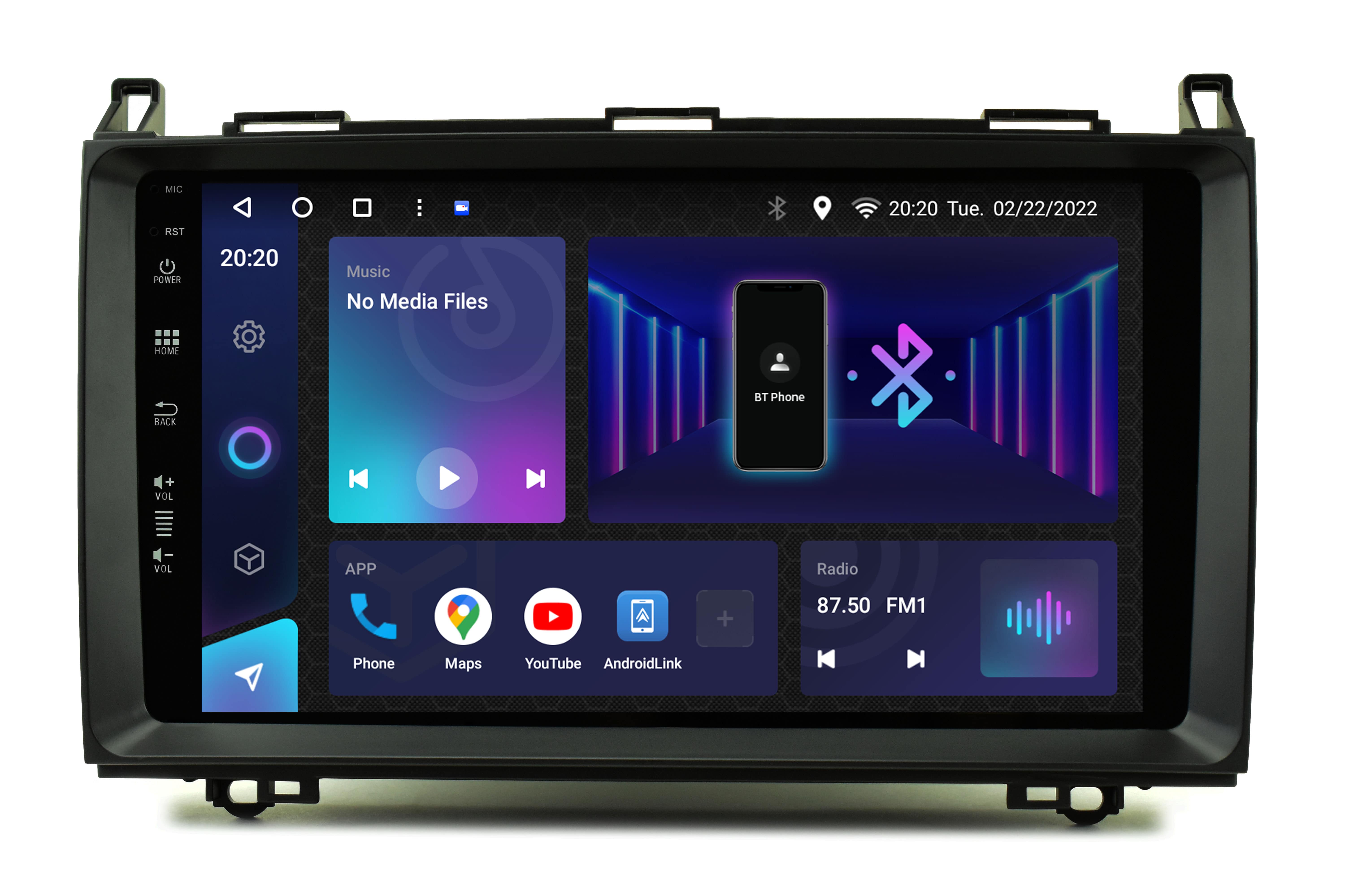 Avtoradio android tipske oblike za Mercedes Benz B200