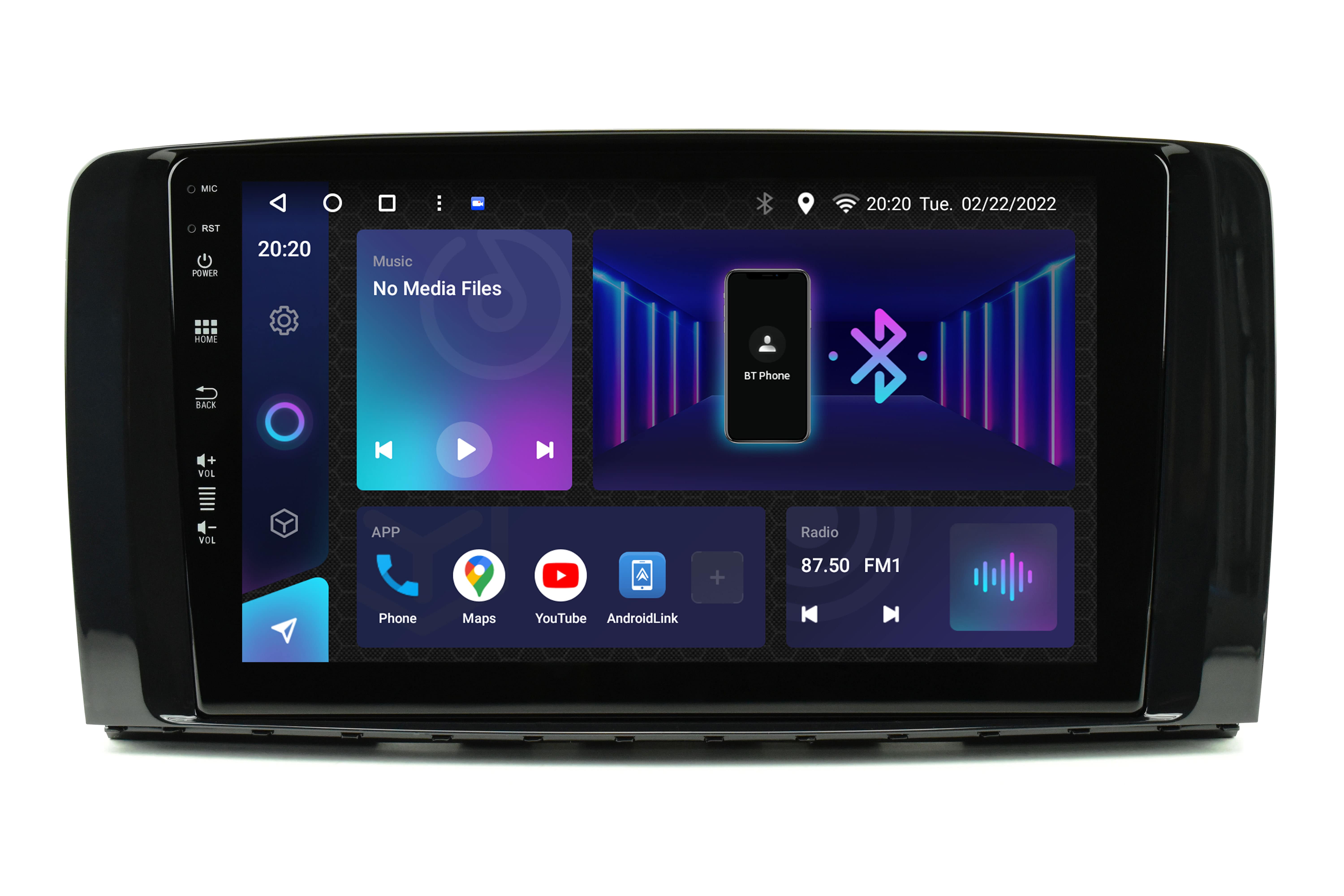 Avtoradio android tipske oblike za Mercedes Benz R-class