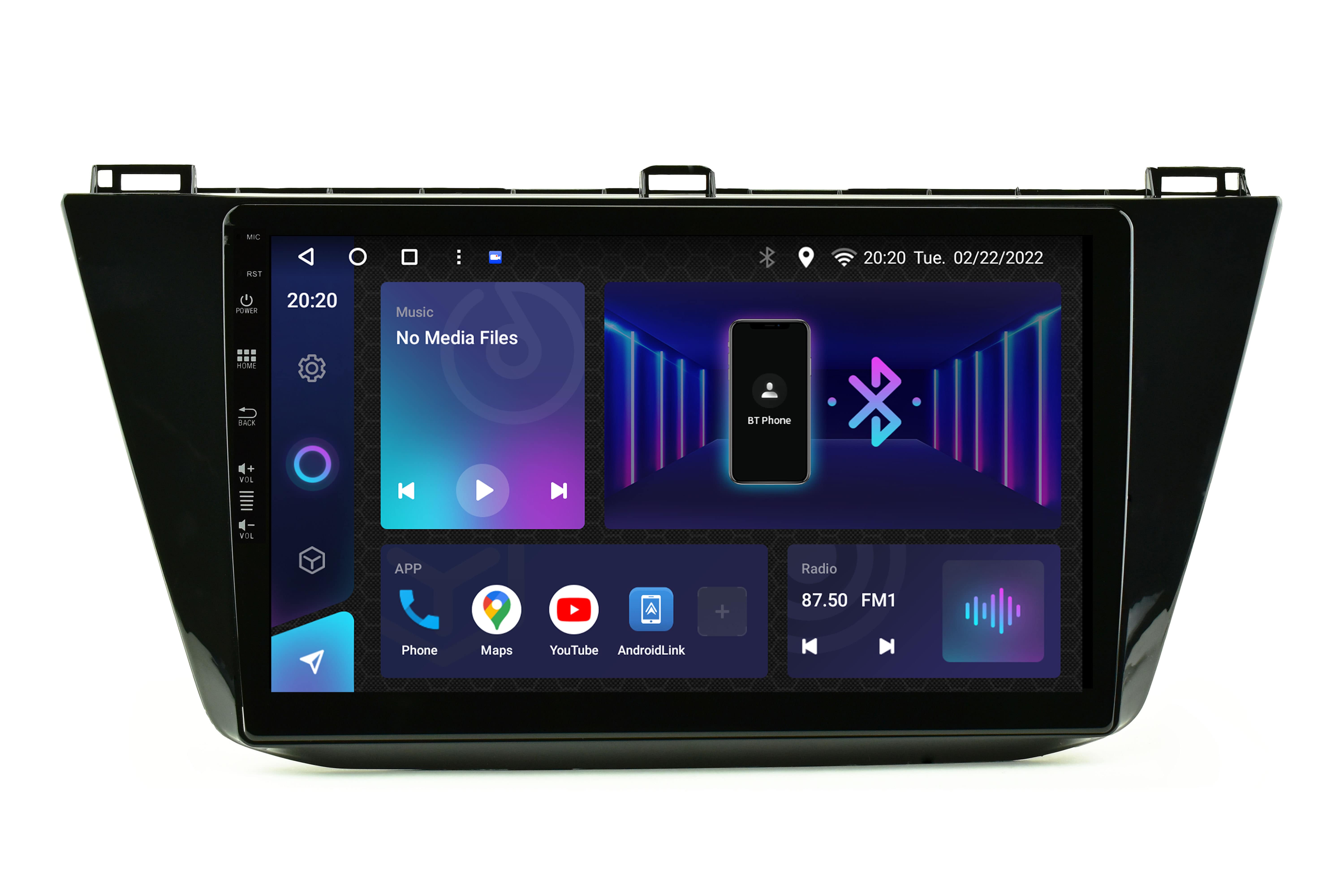 Avtoradio android tipske oblike za VW Tiguan MK2