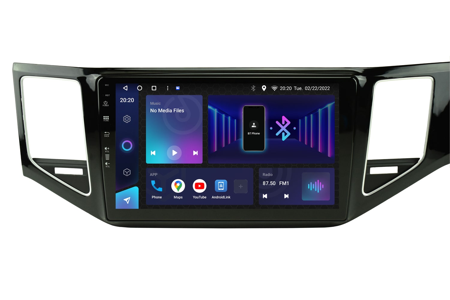 Avtoradio android tipske oblike za VW Golf Sportsvan Black