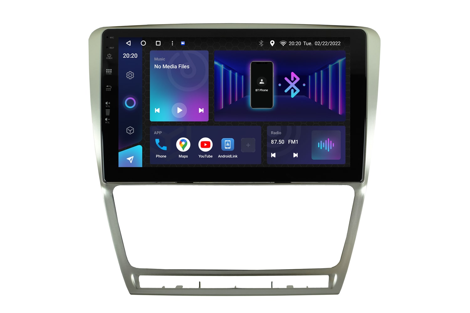 Avtoradio android tipske oblike za Škoda Octavia MK2