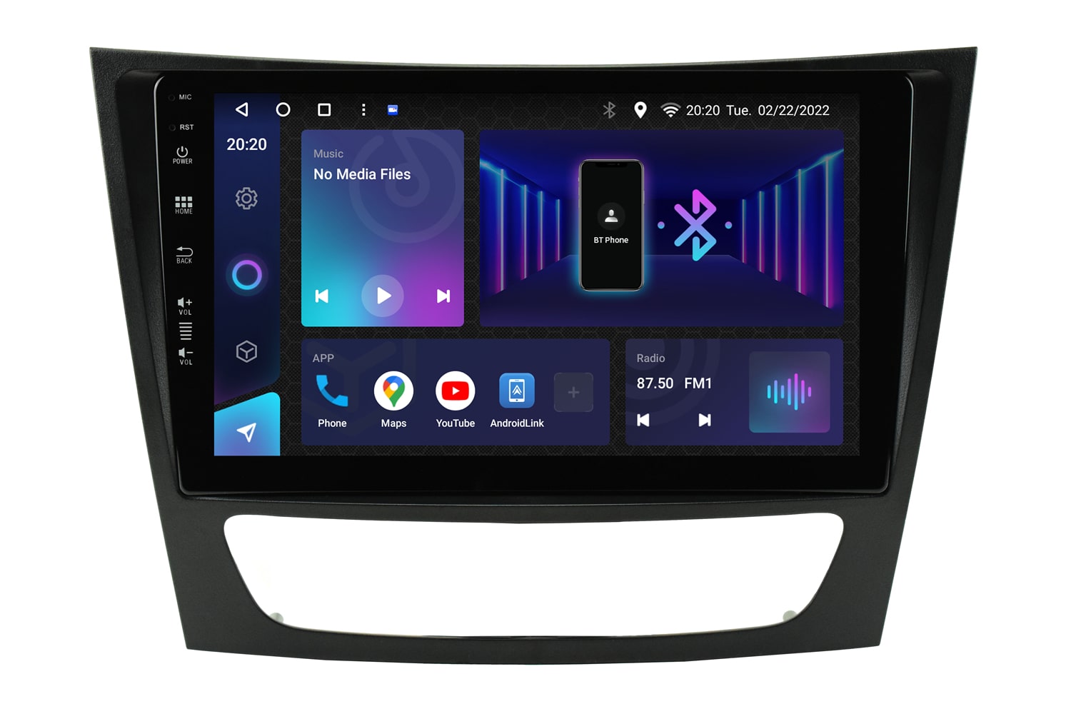 Avtoradio android tipske oblike za Mercedes Benz E-class, G-class, CLS