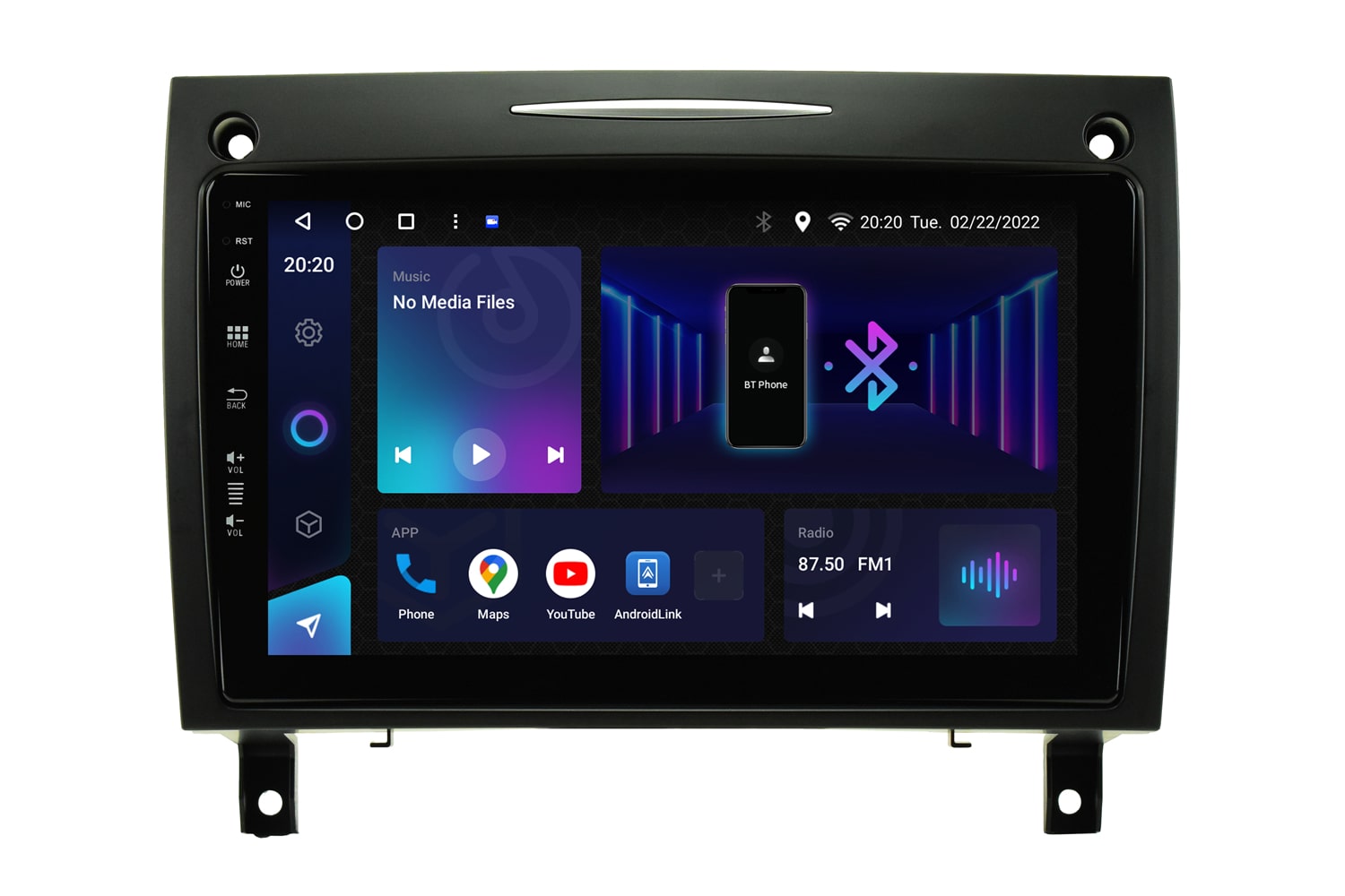 Avtoradio android tipske oblike za Mercedes Benz SLK