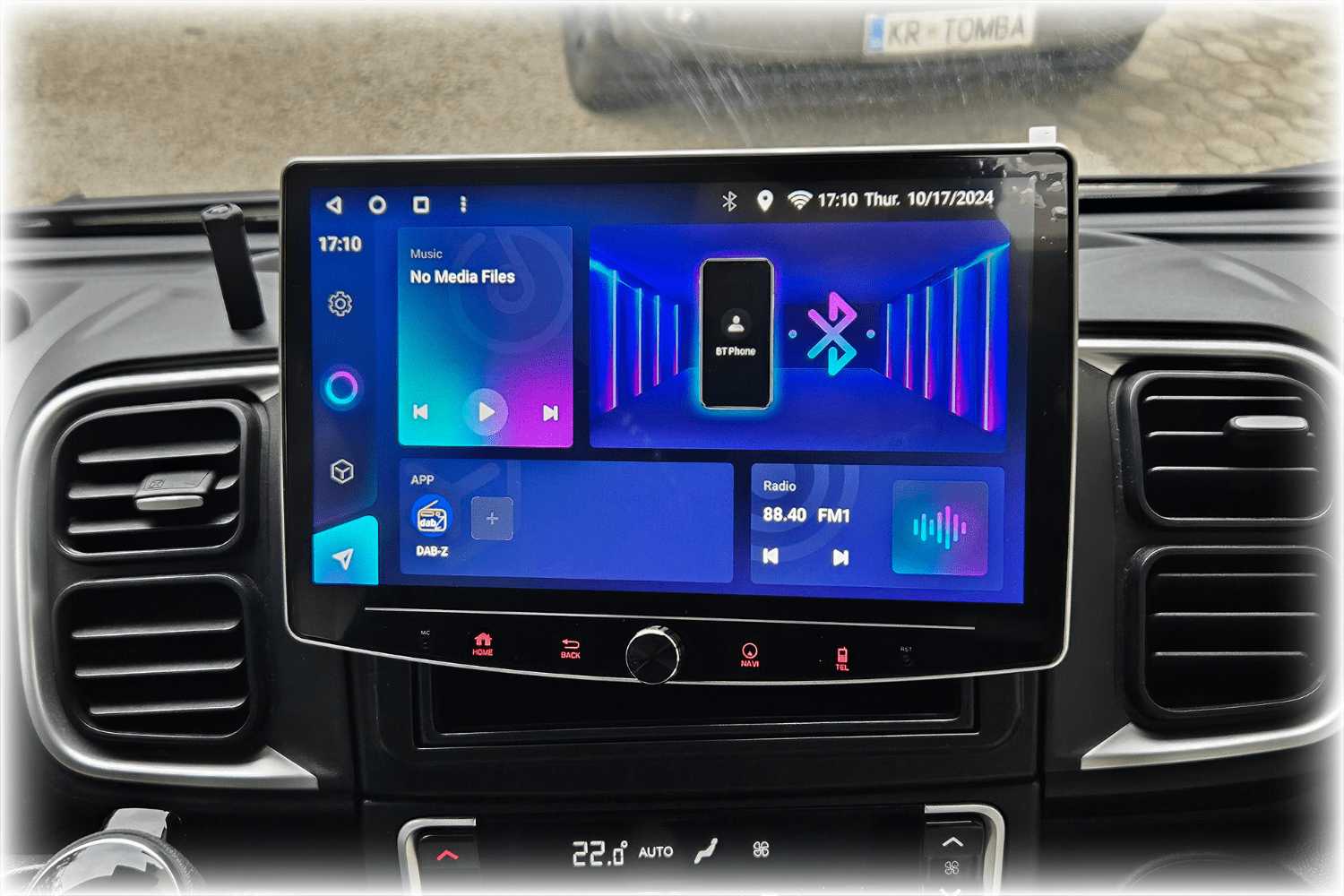 android-avtoradio-fiat-ducato Primer montaže android avtoradia v vozilo fiat ducato