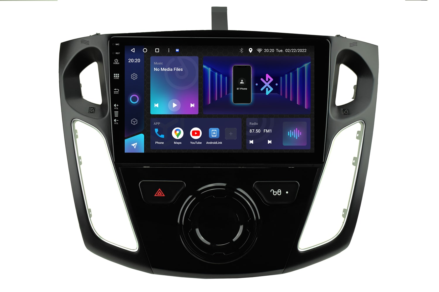 Avtoradio android tipske oblike za Ford Focus MK3