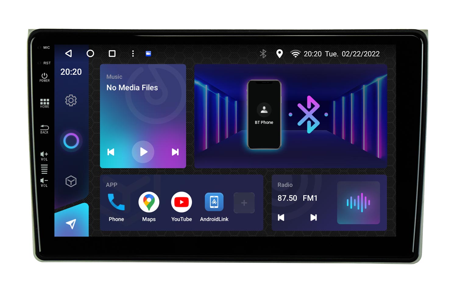 Avtoradio android tipske oblike za Audi A4 B6, B7