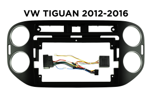Okvir / maska za 9" Android avtoradio – VW Tiguan (2012–2016)