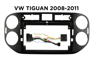 Okvir / maska za 9" Android avtoradio – VW Tiguan (2008–2011)