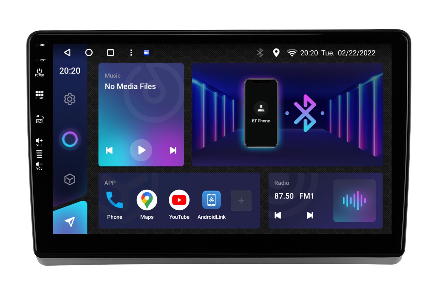 Avtoradio android tipske oblike za Ford Focus, C-Max, Mondeo, Fiesta, Transit