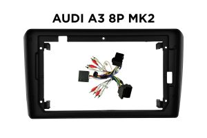 Okvir / maska za 9" Android avtoradio – Audi A3 8P MK2 (2003-2012)