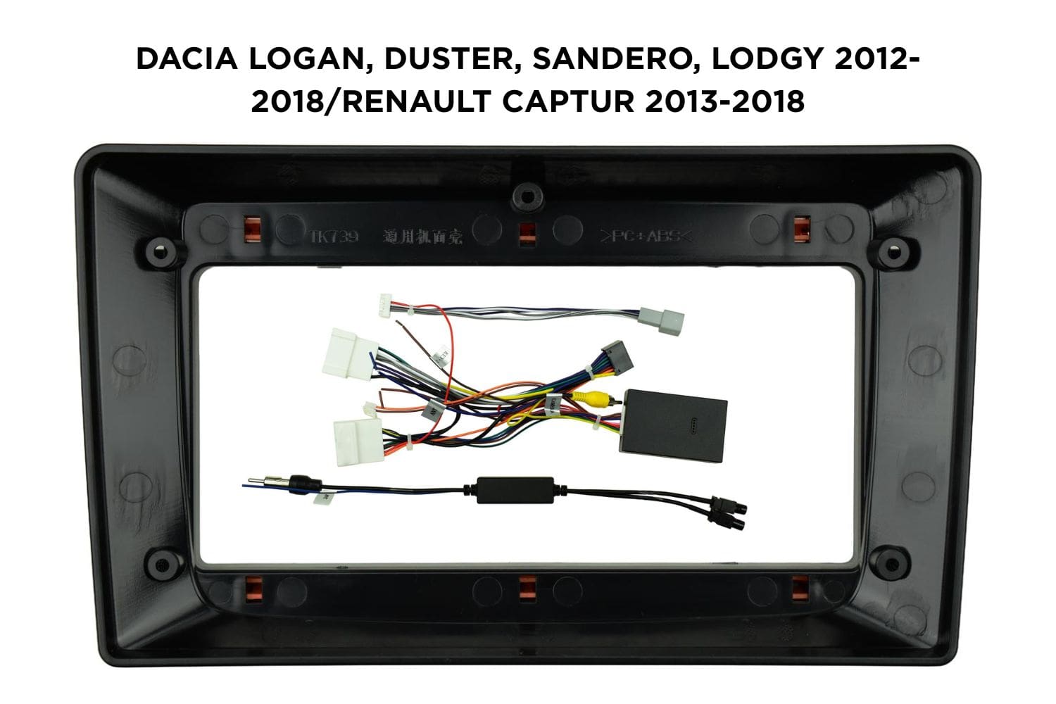 Maska okvir Dacia Duster, Sandero, Lodgy 2012-2018, Renault Captur 2013-2018 Maska za Dacia Duster, Sandero, Lodgy 2012-2018, Renault Captur 2013-2018