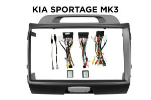 Okvir / maska za 9" Android avtoradio – Kia Sportage MK3 (2010-2016)