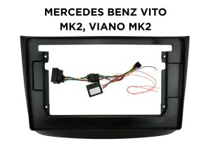 Okvir / maska za 10" Android avtoradio – Mercedes Benz Vito MK2,  Viano MK2 (2003-2014)