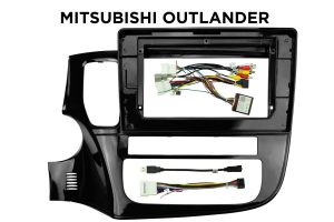 Okvir / maska za 10" Android avtoradio – Mitsubishi Outlander MK3 (2014-2019)