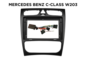 Okvir / maska za 9" Android avtoradio – Mercedes Benz C-Class W203 (2002-2005) Okvir / maska za 9" Android avtoradio – Mercedes Benz C-Class W203 (2002-2005)